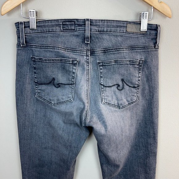 AG Adriano Goldschmied Jeans 29R Women Gray Prima Ankle Cigarette Denim Skinny - Picture 8 of 15